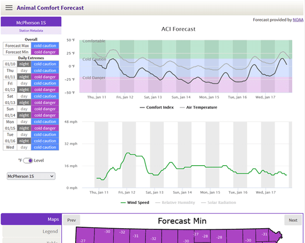 A screenshot of a weather forecastDescription automatically generated