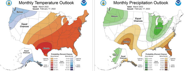 U.S. Winter Outlook: Warmer, drier South with ongoing La Nina