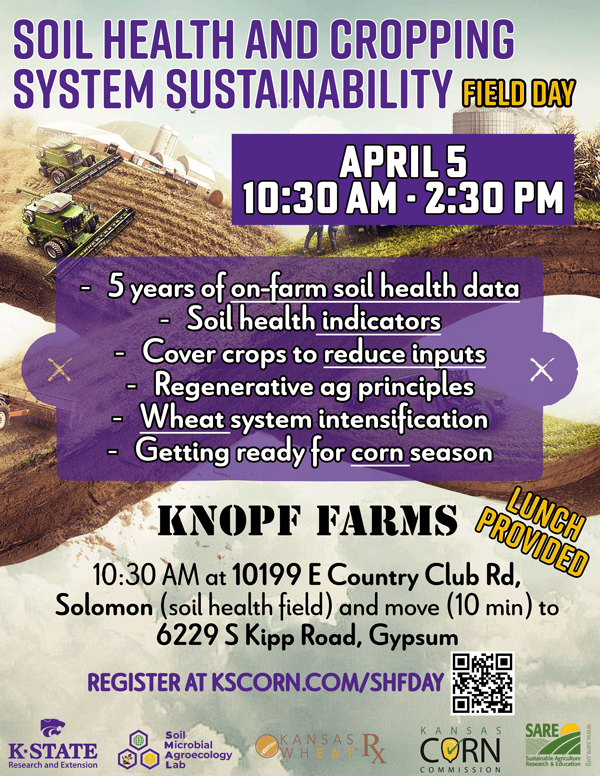 A poster for a farm field dayDescription automatically generated