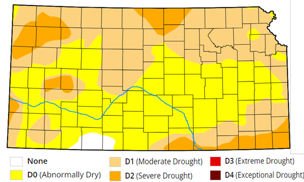 A map of drought areasDescription automatically generated