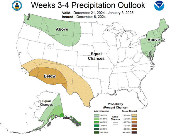 A map of the united states with different weather conditionsDescription automatically generated